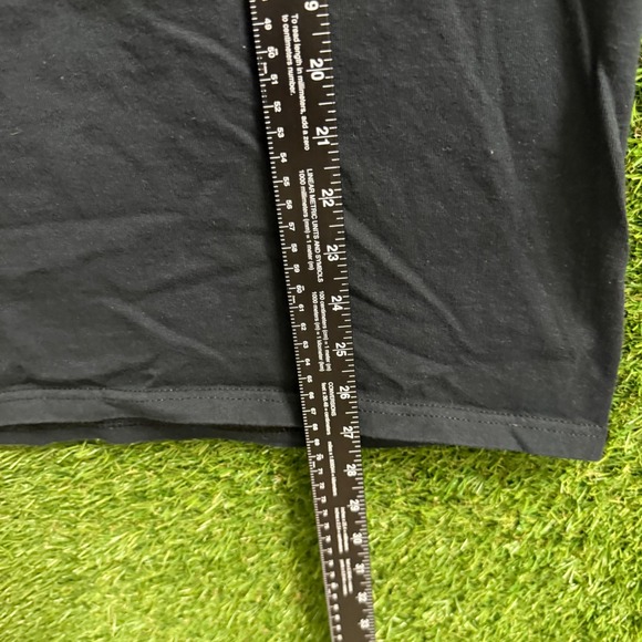 Anvil Omega Energy Be A Player‎ Black Sleeveless Muscle T Shirt Mens L vintage - Picture 4 of 5